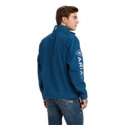 Ariat® Men's Logo 2.0 Majolica Blue Softshell Jacket 10041611 -Ariat My project 1 12