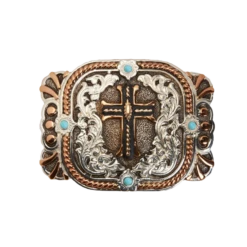 M&F Western® Rectangular Cross Belt Buckle C10104