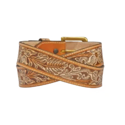 Brighton Men's Natural Floral Tan Leather Belt C14124 -Ariat My project 2023 06 19T115212.350