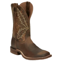 Tony Lama Men's Tan Retan Square Toe Boots XT5104