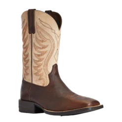 Ariat Men's AMOS Barley Brown & Tan Western Boots 10034045