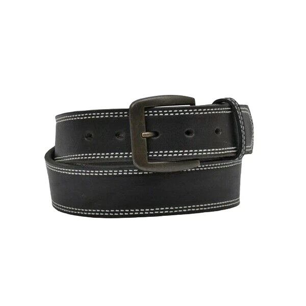 3D Belt Company Men's Black Latigo Double Stitched Belt D1130 3 3D Belt Company Men's Black Latigo Double Stitched Belt D1130