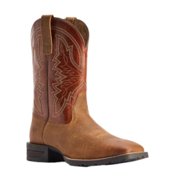 Ariat® Men's Hybrid Ranchwork Sorrel Crunch Western Boots 10042394