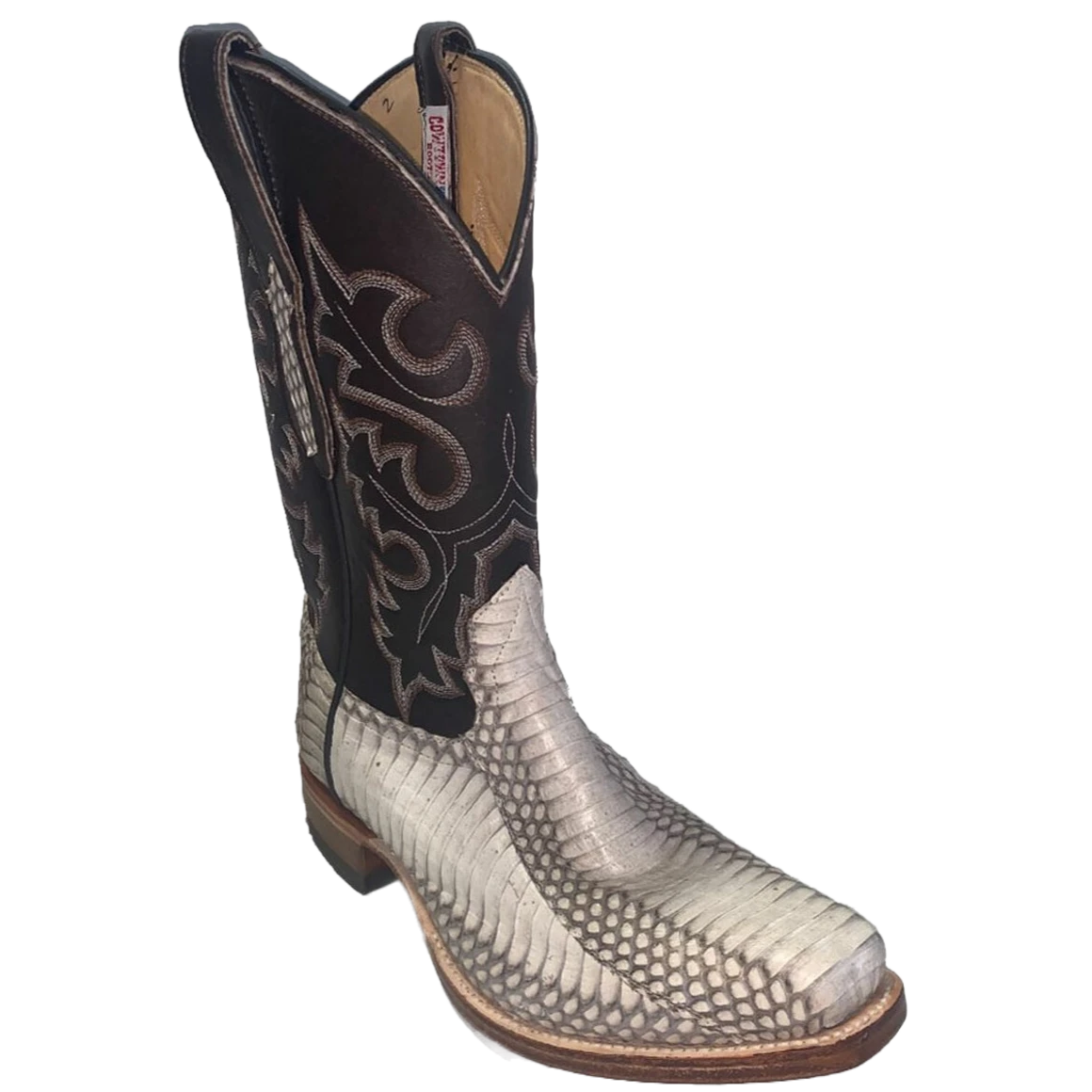 Cowtown Men's Cobra Square Toe Western Boots F807 3 Cowtown Men's Cobra Square Toe Western Boots F807