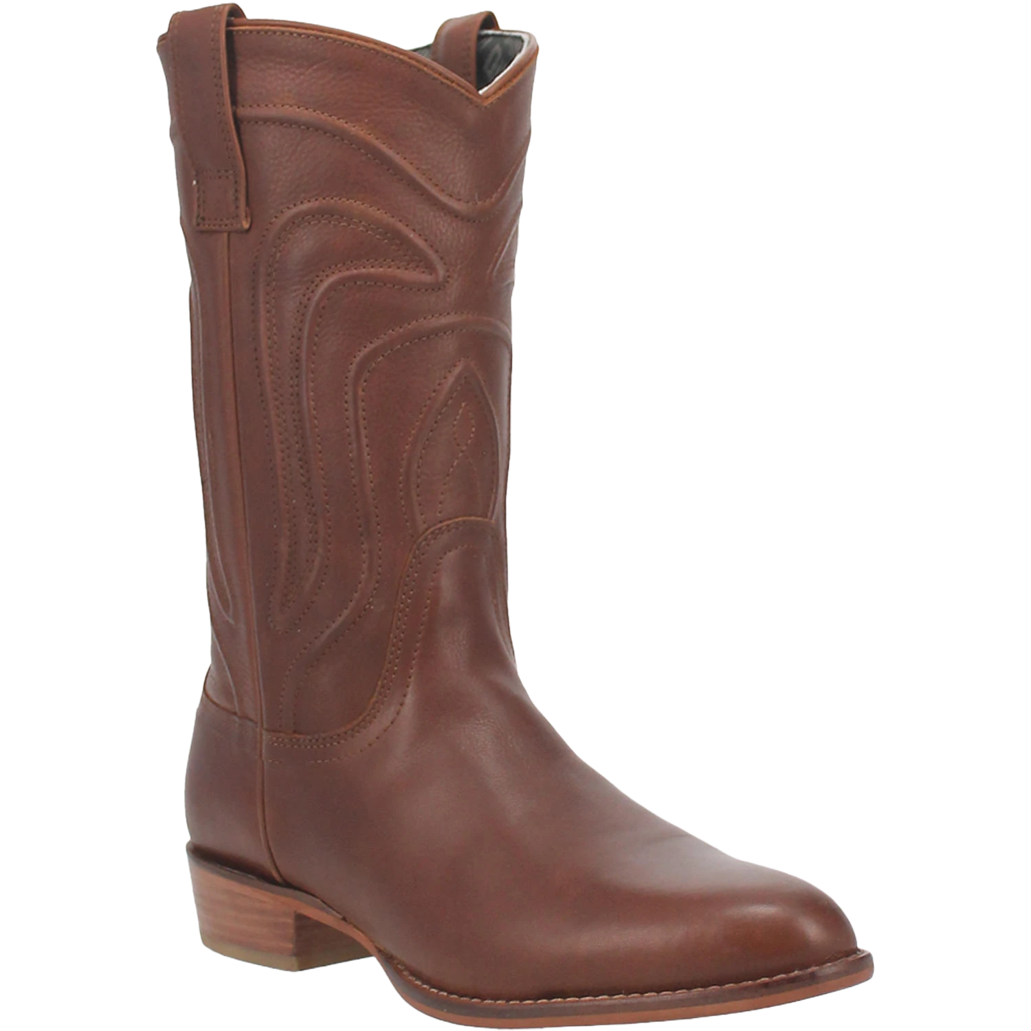Dingo Men's Montana Round Toe Brown Leather Boots DI316-BRN 3 Dingo Men's Montana Round Toe Brown Leather Boots DI316-BRN