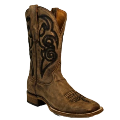 Corral Boots Corral® Men's Brown Embroidered Square Toe Western Boots A3303