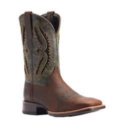 Ariat® Men's Rowder VentTEK™ 360° Rowdy Rust & Forest Green Western Boots 10044478
