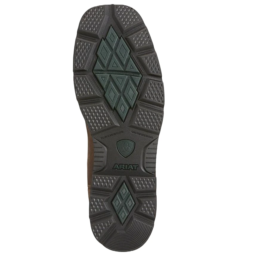 Ariat Men's Groundbreaker H2O Brown Square Toe Work Boots 10015812 4 Ariat Men's Groundbreaker H2O Brown Square Toe Work Boots 10015812 - Image 2