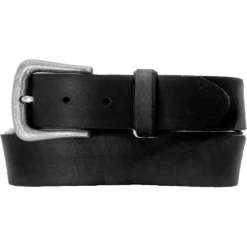 Honest By Brighton Mens Matte Leather Black Work Belt 64603