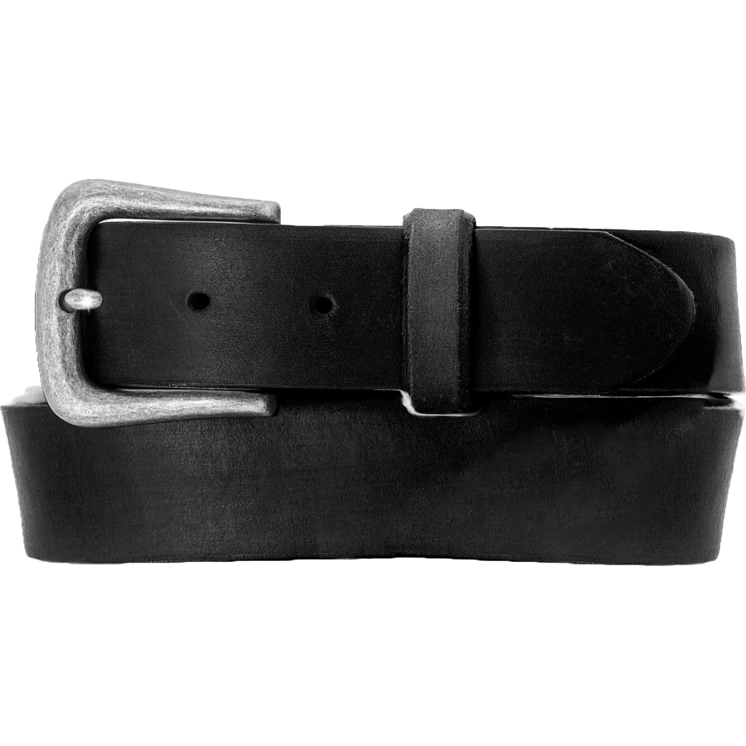 Honest By Brighton Mens Matte Leather Black Work Belt 64603 3 Honest By Brighton Mens Matte Leather Black Work Belt 64603