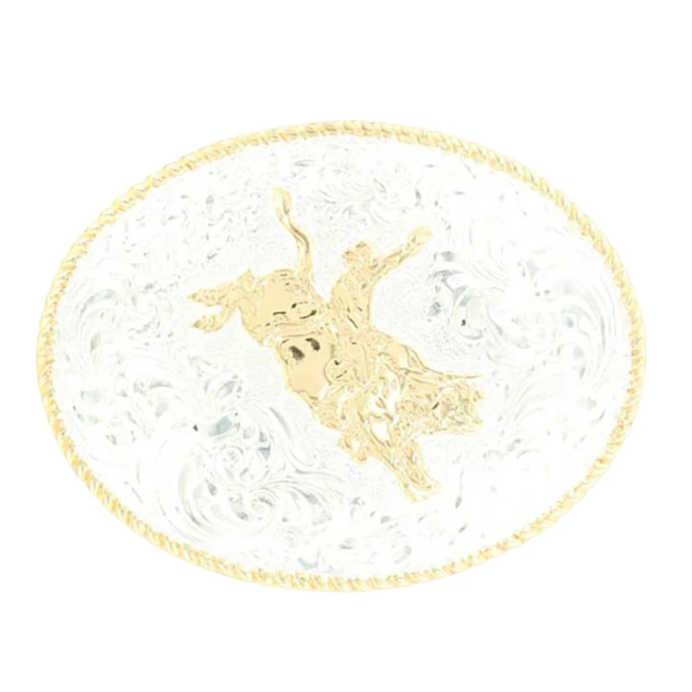 Crumrine®Rope Edge Bull Rider Belt Buckle C06150 3 Crumrine®Rope Edge Bull Rider Belt Buckle C06150