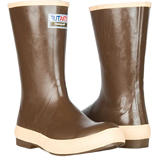 XTRATUF® Men's Legacy 12" Copper & Tan Waterproof Rubber Boot 22172G 3 XTRATUF® Men's Legacy 12" Copper & Tan Waterproof Rubber Boot 22172G