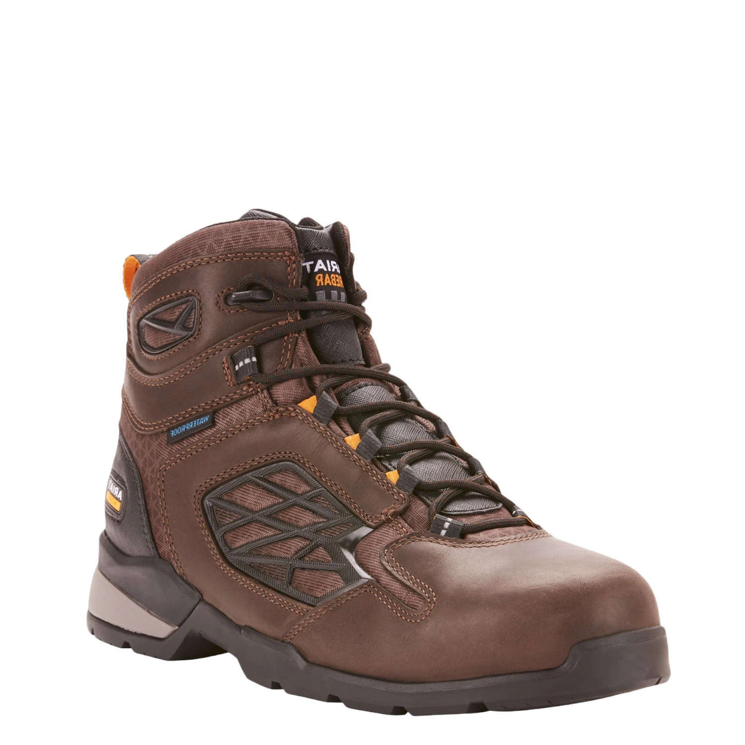 Ariat Men's Rebar Flex 6" H2O Dark Brown Composite Toe Work Boots 10025006 3 Ariat Men's Rebar Flex 6" H2O Dark Brown Composite Toe Work Boots 10025006