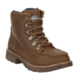 Tony Lama® Men's Conductor 6" Brown Composite Moc Toe Boots TW3410