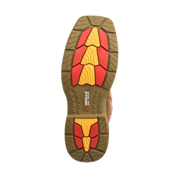 Double H Men's Henly Red Composite Square Toe Work Boots DH5358 4 Double H Men's Henly Red Composite Square Toe Work Boots DH5358 - Image 2