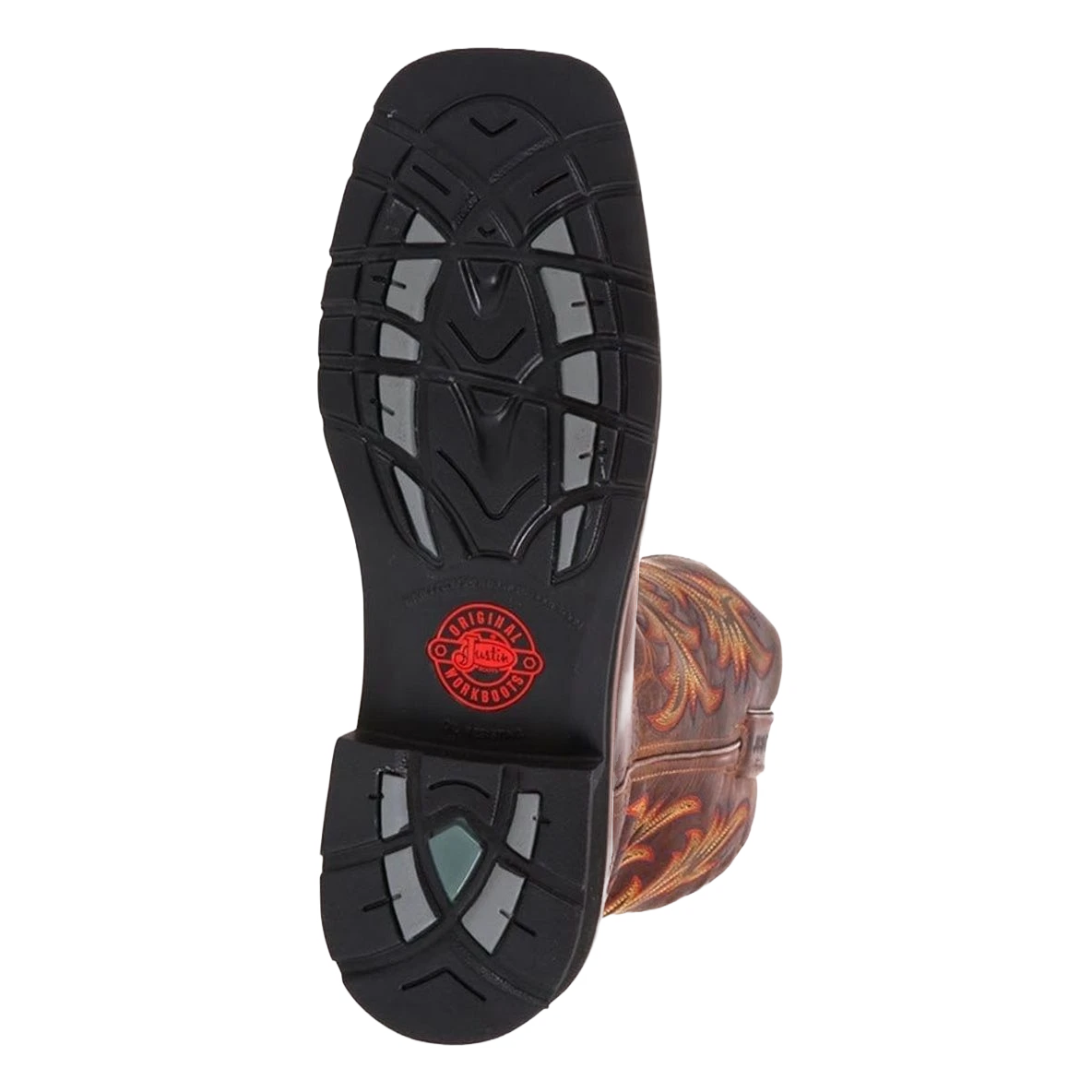 Justin Men's Stampede Driller Tan Soft Square Toe Work Boots SE4681 4 Justin Men's Stampede Driller Tan Soft Square Toe Work Boots SE4681 - Image 2