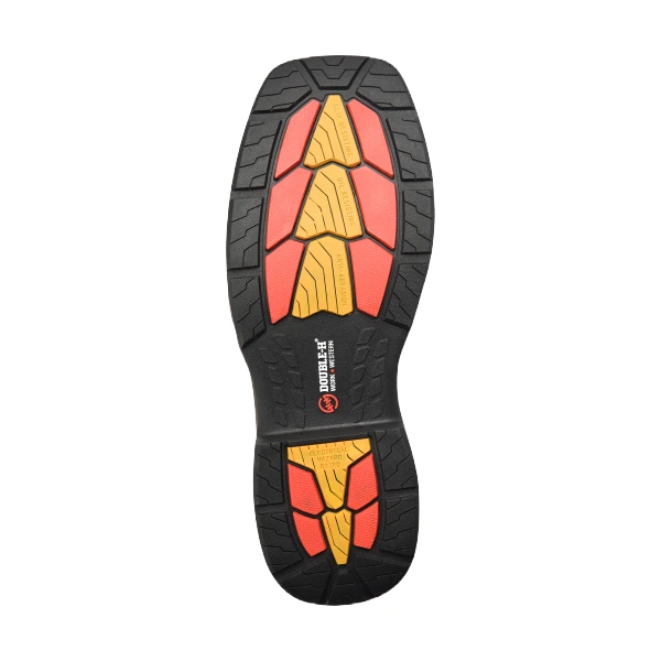 Double H Men's Wilmore Composite Square Toe Brown Boots DH5370 4 Double H Men's Wilmore Composite Square Toe Brown Boots DH5370 - Image 2