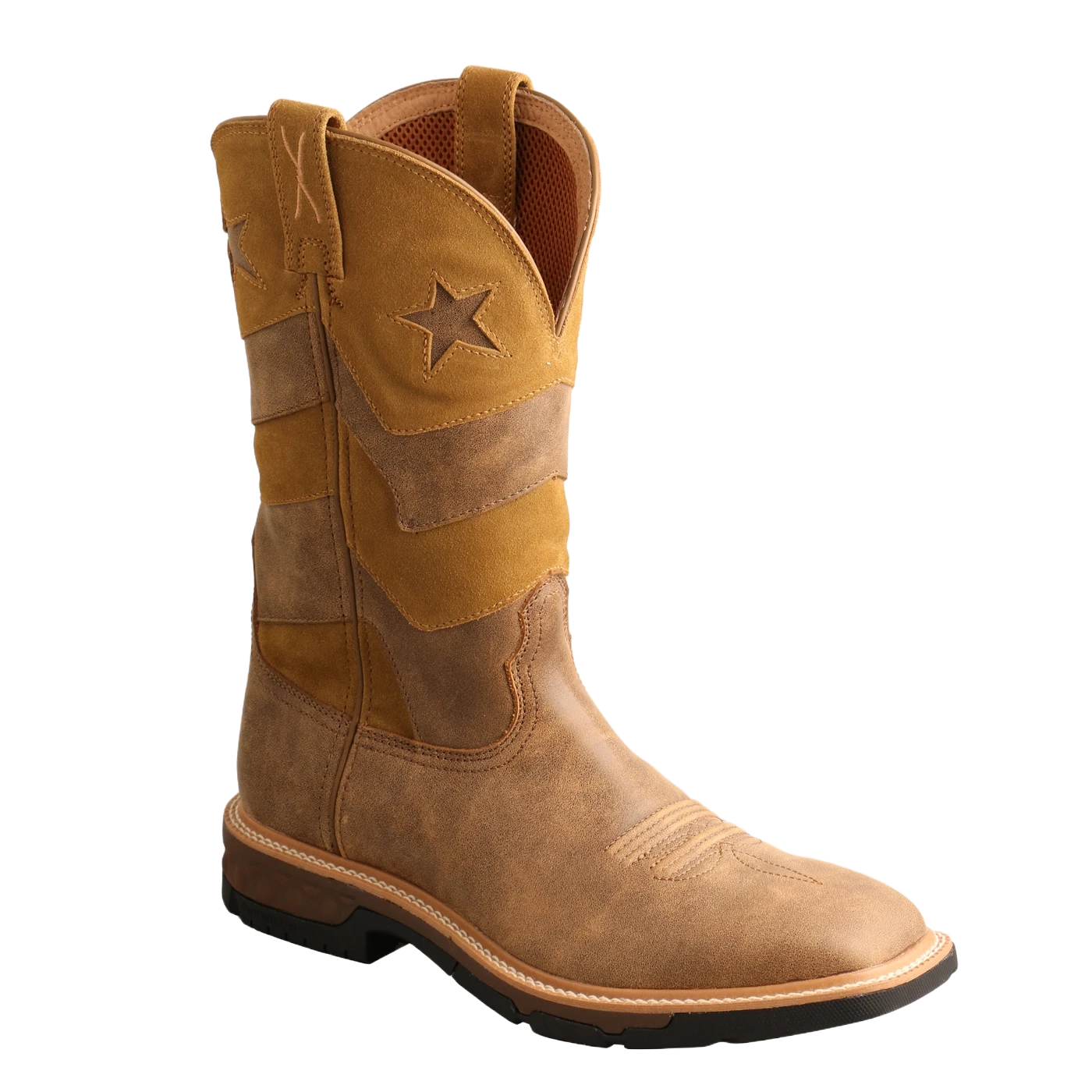 Twisted X® Men's Bomber & Bomber Brown Square Toe Work Boots MXB0009 3 Twisted X® Men's Bomber & Bomber Brown Square Toe Work Boots MXB0009