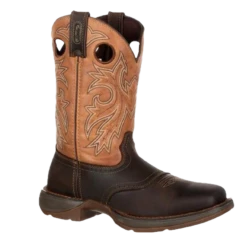 Durango® Men's Western 11" Brown & Tan Saddle Square Toe Boots DB4442