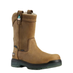 Ariat Men's Turbo Pull On Aged Bark Brown Work Boot 10029138