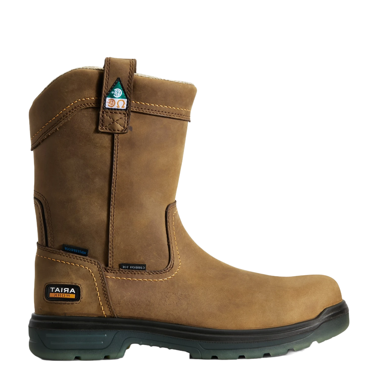 Ariat Men's Turbo Pull On Aged Bark Brown Work Boot 10029138 4 Ariat Men's Turbo Pull On Aged Bark Brown Work Boot 10029138 - Image 2