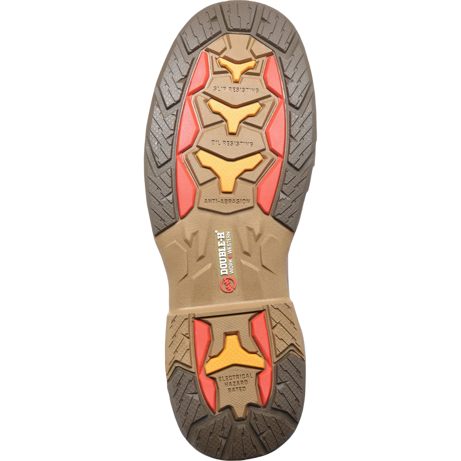 Double H® Men's PROPHECY 11" U Toe Brown & Tan Roper Boots DH5385 4 Double H® Men's PROPHECY 11" U Toe Brown & Tan Roper Boots DH5385 - Image 2