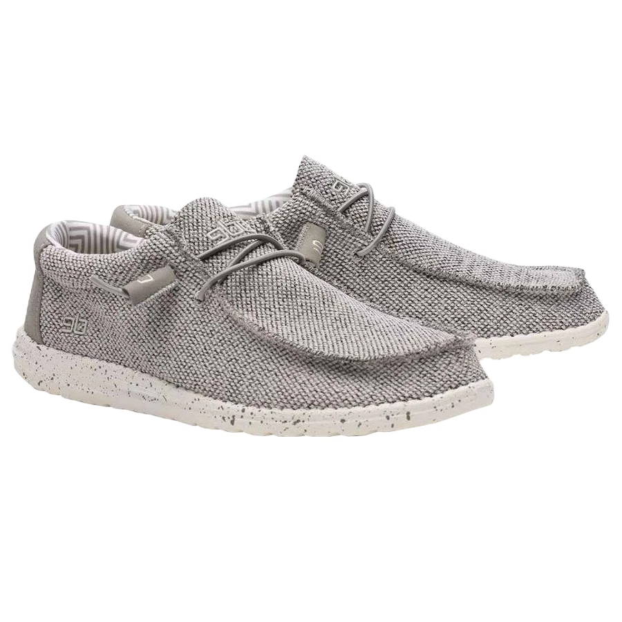 Hey Dude Men's Wally Sox Ash Shoes 110353500 3 Hey Dude Men's Wally Sox Ash Shoes 110353500