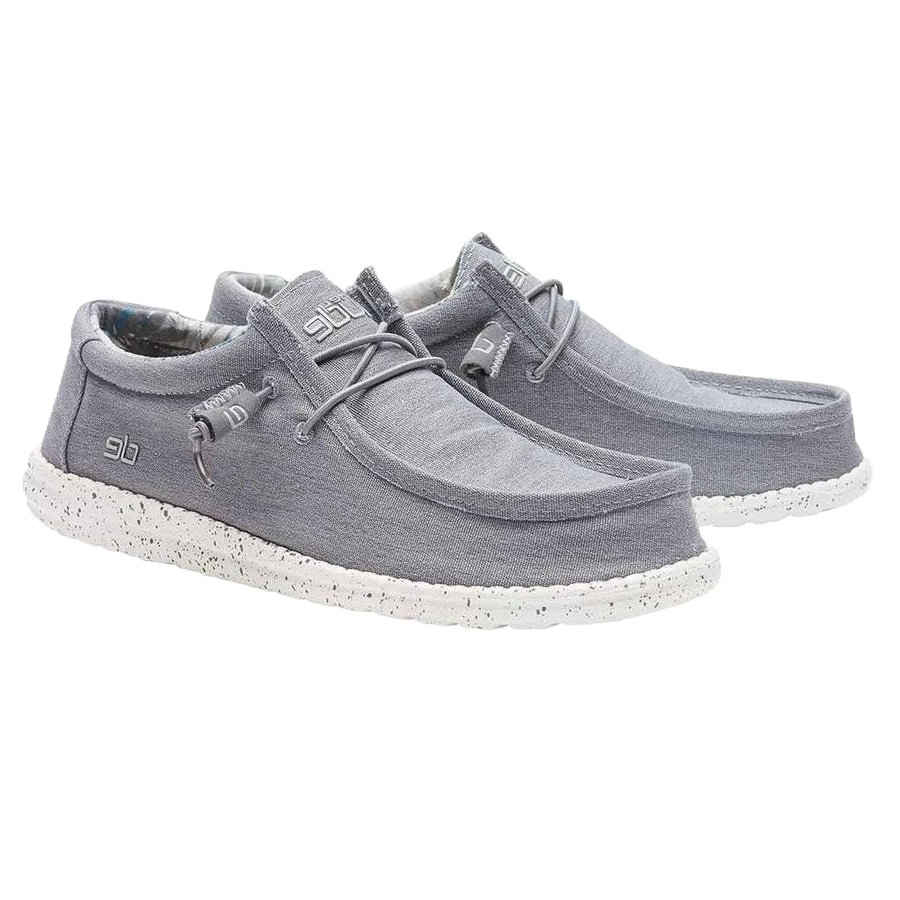 Hey Dude Men's Wally Stretch Iron Shoes 150203910 3 Hey Dude Men's Wally Stretch Iron Shoes 150203910