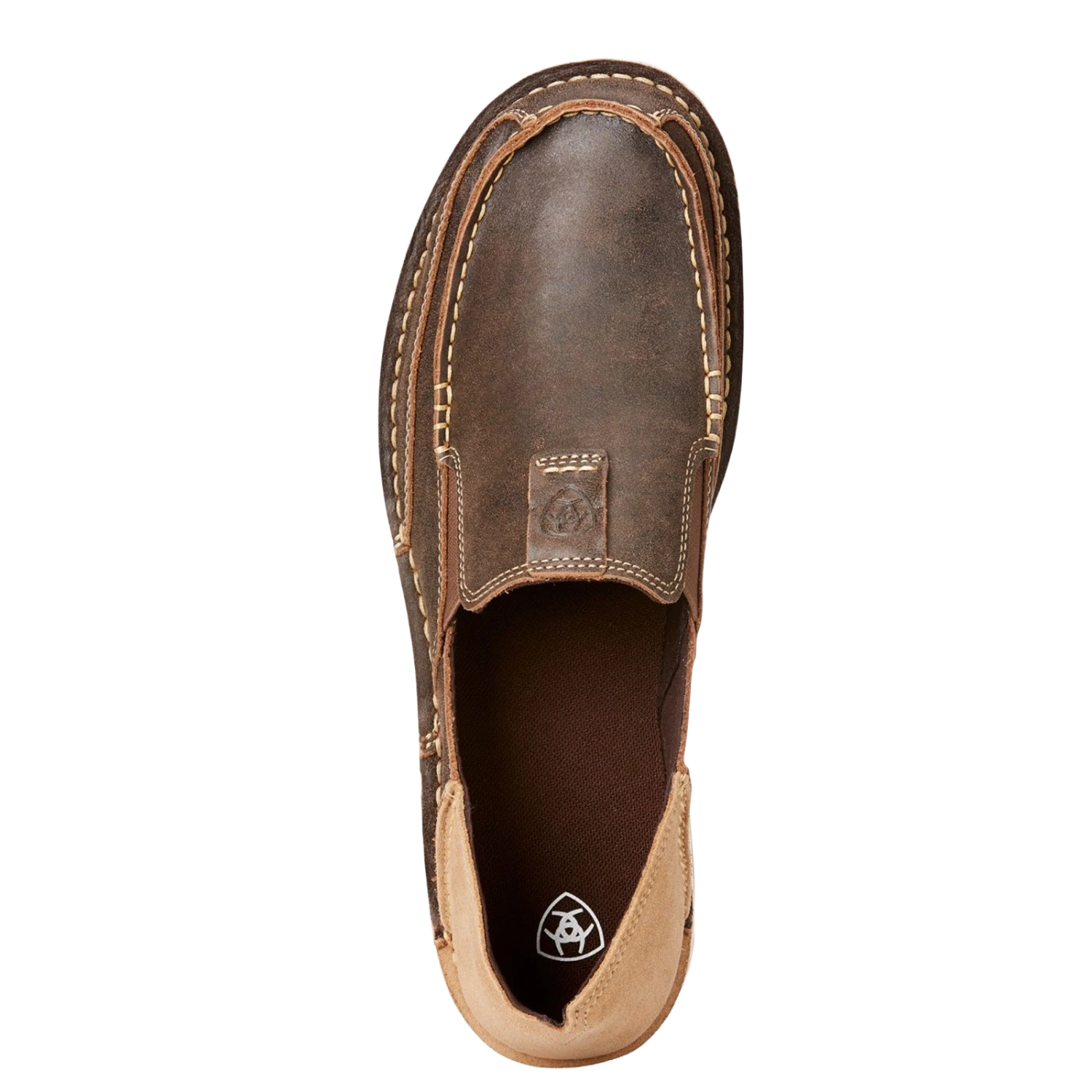 Ariat Men's Cruiser Vintage Bomber Brown Slip-On Shoes 10023208 4 Ariat Men's Cruiser Vintage Bomber Brown Slip-On Shoes 10023208 - Image 2