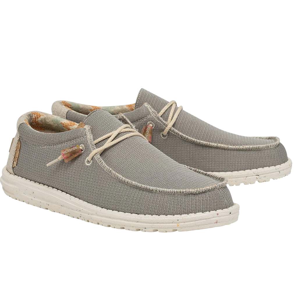 Hey Dude Men's Wally Eco Sox Cobblestone Slip On Shoes 112470710 3 Hey Dude Men's Wally Eco Sox Cobblestone Slip On Shoes 112470710