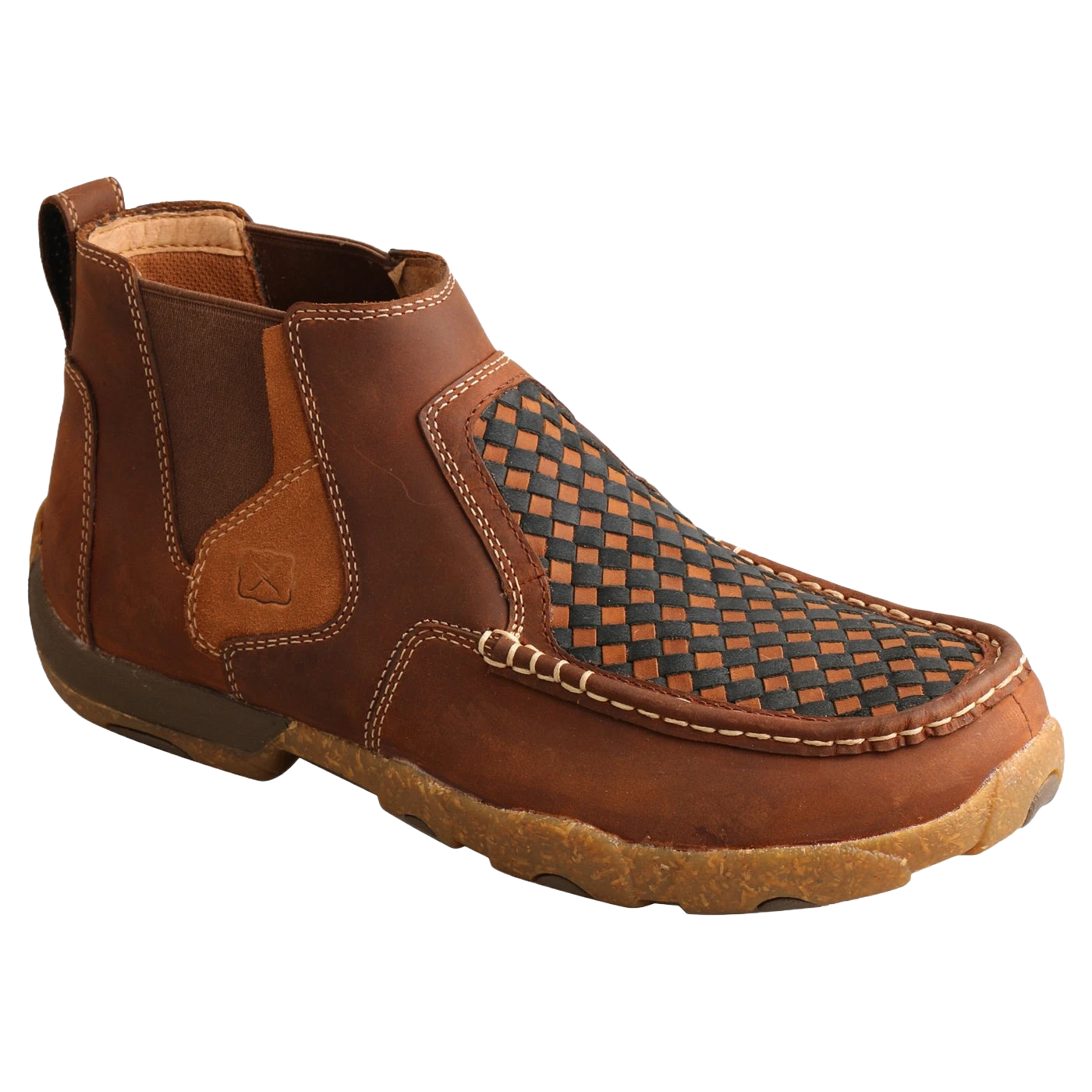 Twisted X Men's Chelsea Driving Moc Leather Shoes MDMG005 3 Twisted X Men's Chelsea Driving Moc Leather Shoes MDMG005