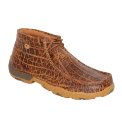 Twisted X® Men's Chukka Driving Golden Elephant Print Moc Shoes MDM0096