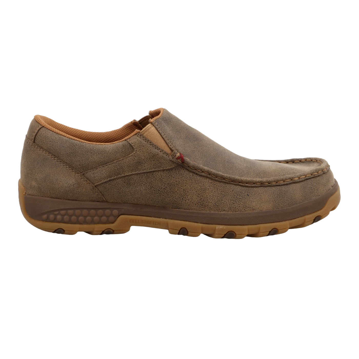 Twisted X Men's Driving Moc Bomber Brown Slip On Shoes MXC0003 4 Twisted X Men's Driving Moc Bomber Brown Slip On Shoes MXC0003 - Image 2