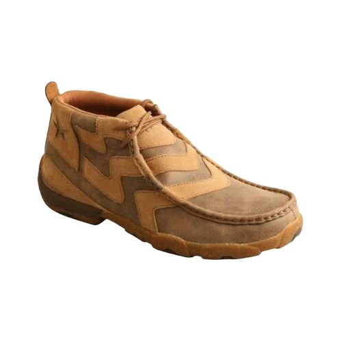 Twisted X® Men's Bomber Brown Lace Up Chukka Driving Moc MDM0089 3 Twisted X® Men's Bomber Brown Lace Up Chukka Driving Moc MDM0089