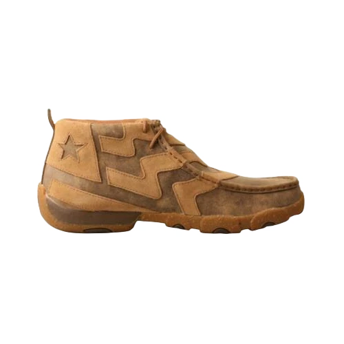 Twisted X® Men's Bomber Brown Lace Up Chukka Driving Moc MDM0089 4 Twisted X® Men's Bomber Brown Lace Up Chukka Driving Moc MDM0089 - Image 2