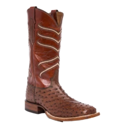 Tony Lama Men's Lemuel Tobacco Full QuillBoots CL821