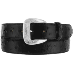 Tony Lama Men'sPrint 1 3/8" Black Dress Belt 1373L