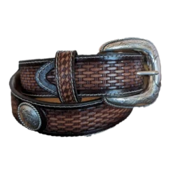 Tony Lama® "Brownfield" Tan Leather Belt C42824