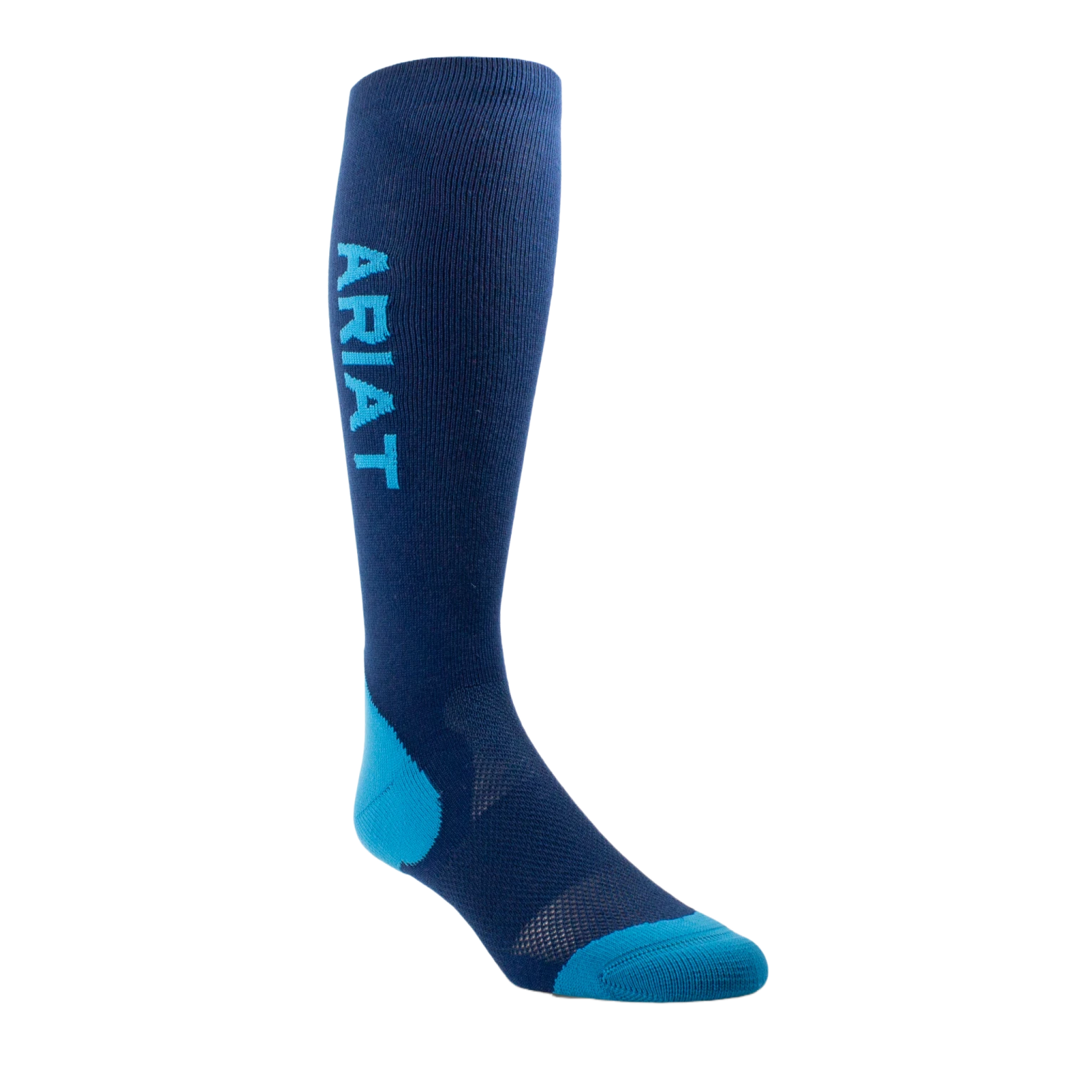 Ariat® AriatTEK Navy & Mosiac Blue Performance Socks 10043930 3 Ariat® AriatTEK Navy & Mosiac Blue Performance Socks 10043930