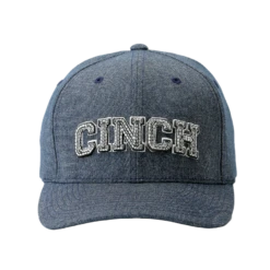 Cinch® Men's Logo FLEXFIT® Heathered Navy Baseball Cap MCC0627791