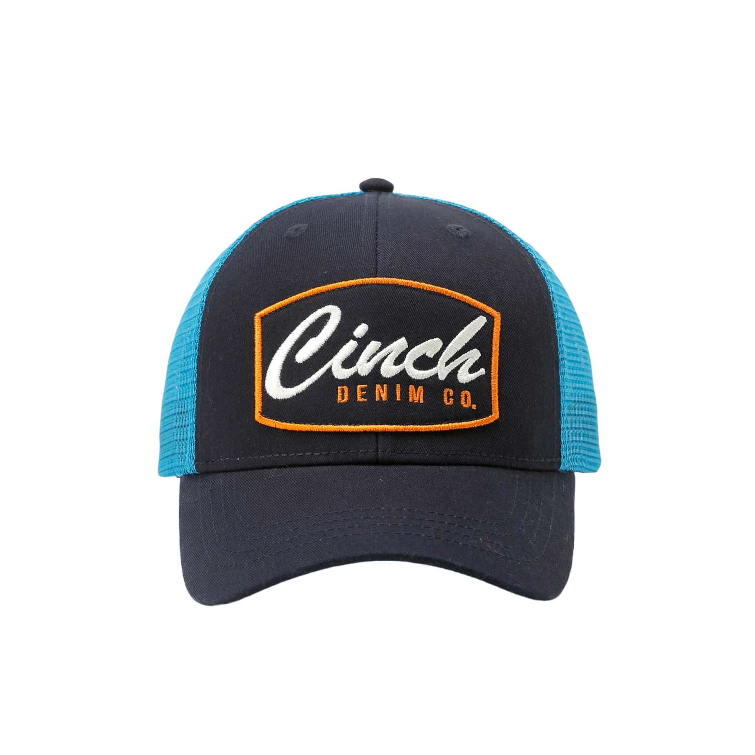 Cinch® Men's Navy Mesh Back Logo Trucker Cap MCC0511017 4 Cinch® Men's Navy Mesh Back Logo Trucker Cap MCC0511017 - Image 2