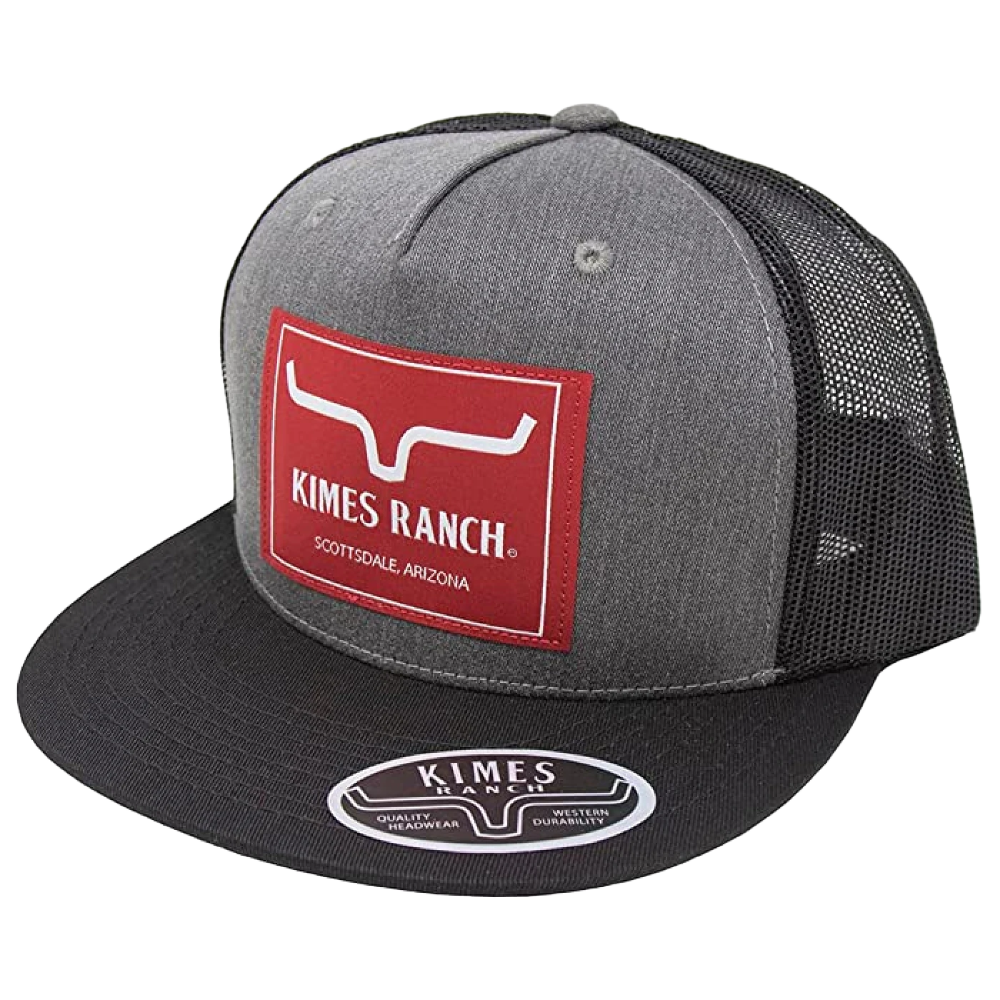 Kimes Ranch Men's Blaster Charcoal Trucker Cap BLAST-CH 3 Kimes Ranch Men's Blaster Charcoal Trucker Cap BLAST-CH