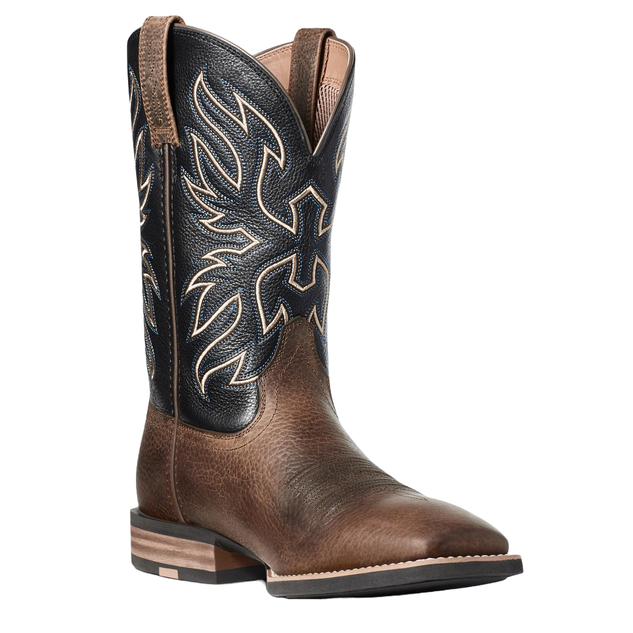 Ariat Men's Everlite Vapor Ranch Brown & Black Deertan Boots 10035963 3 Ariat Men's Everlite Vapor Ranch Brown & Black Deertan Boots 10035963