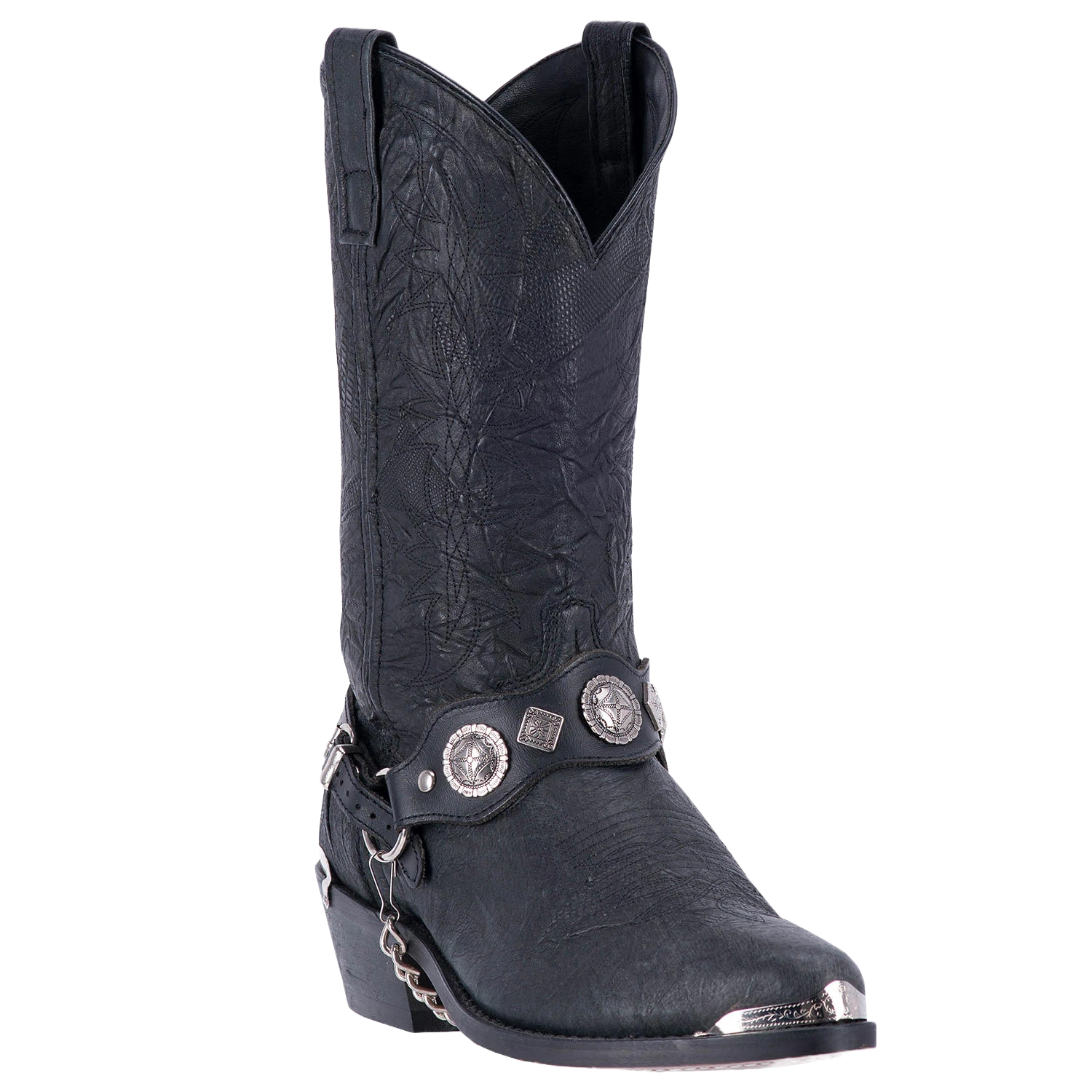 Dan Post Dingo Men's Suiter Black Leather Harness Boots DI02175 3 Dan Post Dingo Men's Suiter Black Leather Harness Boots DI02175