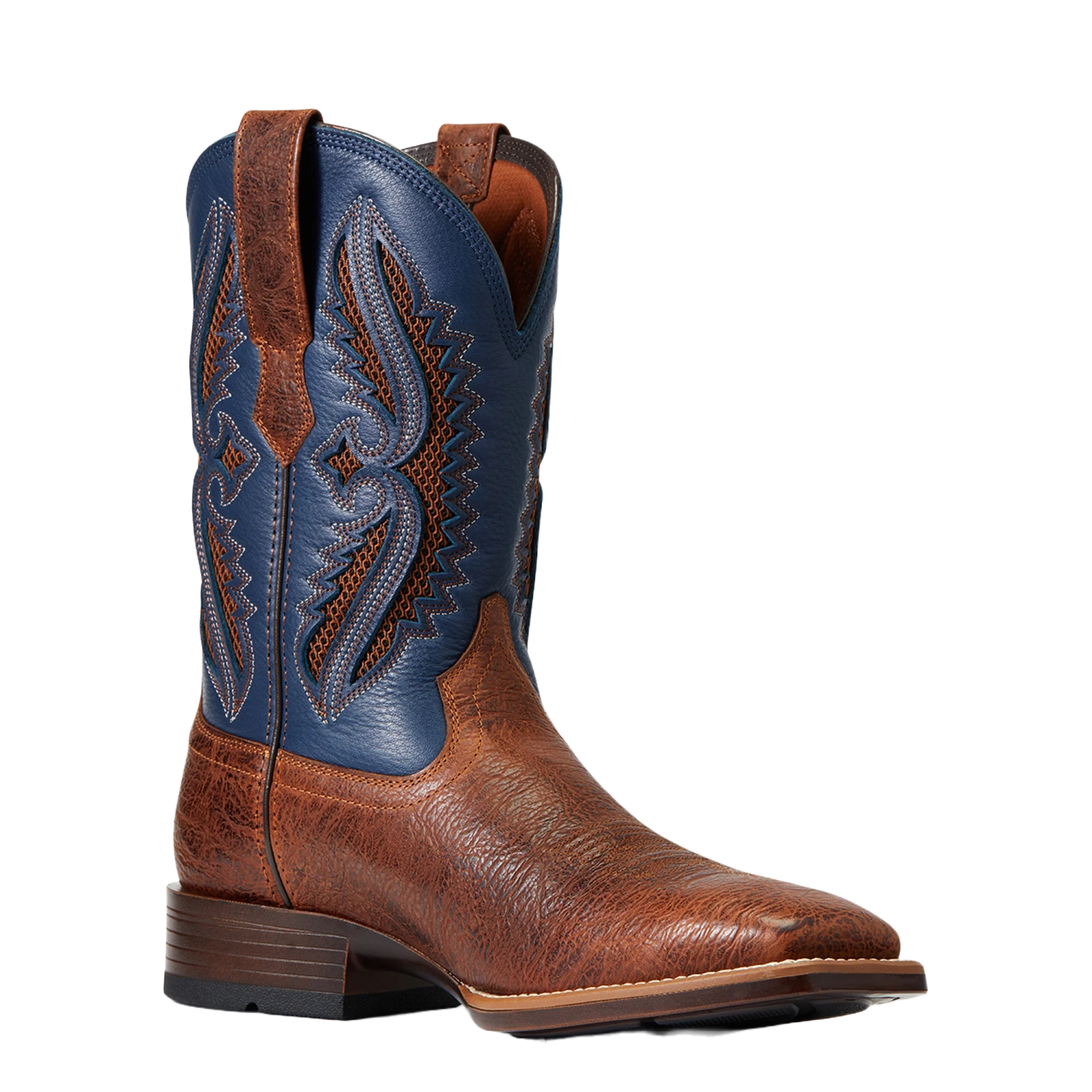 Ariat® Men's VentTEK™ 360° Rowder Tan & Blue Boots 10040238 3 Ariat® Men's VentTEK™ 360° Rowder Tan & Blue Boots 10040238