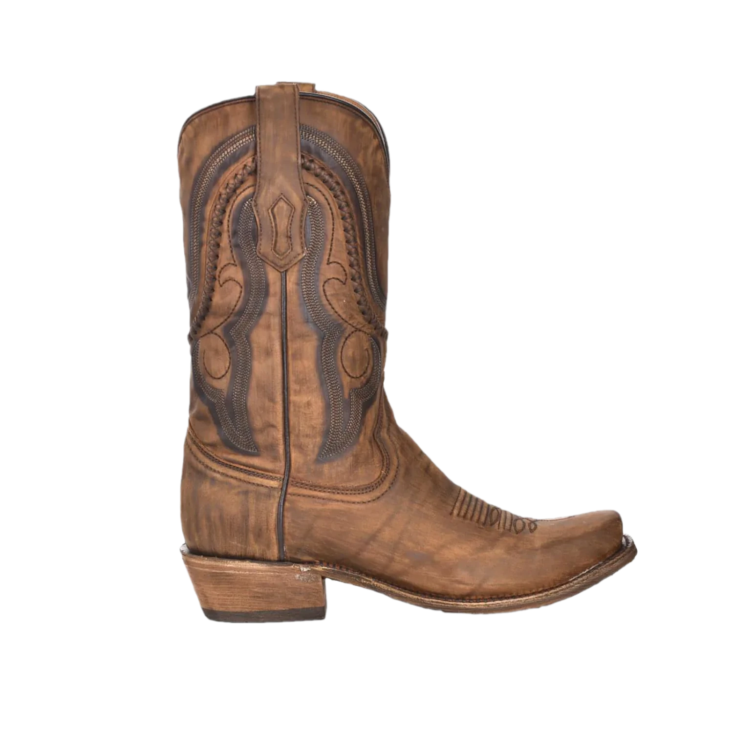 Corral Boots Corral® Men's Gold Cowhide Square Toe Boots A3479 4 Corral Boots Corral® Men's Gold Cowhide Square Toe Boots A3479 - Image 2