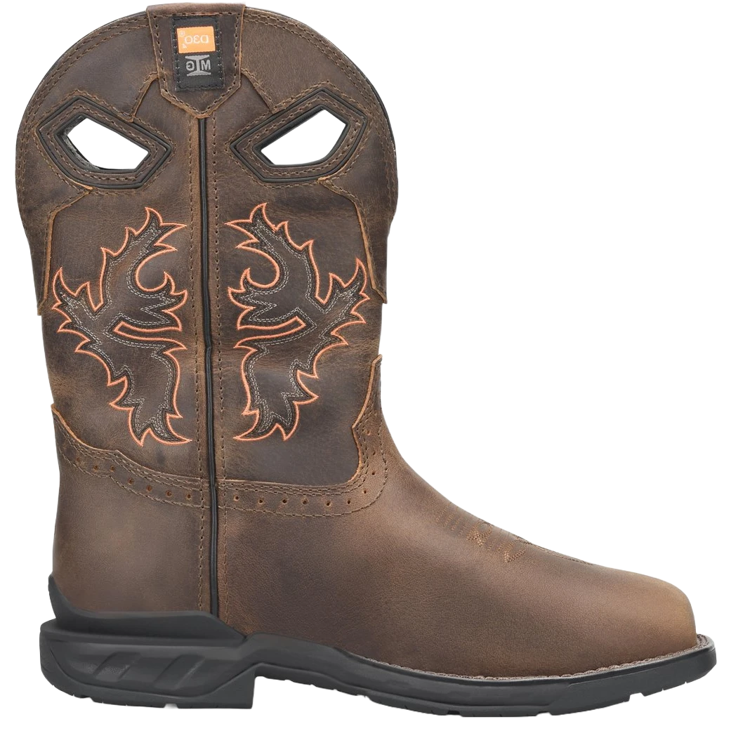 Double H® Men's REDEEMER 11" Wide Square Toe Roper Boots DH5379 3 Double H® Men's REDEEMER 11" Wide Square Toe Roper Boots DH5379