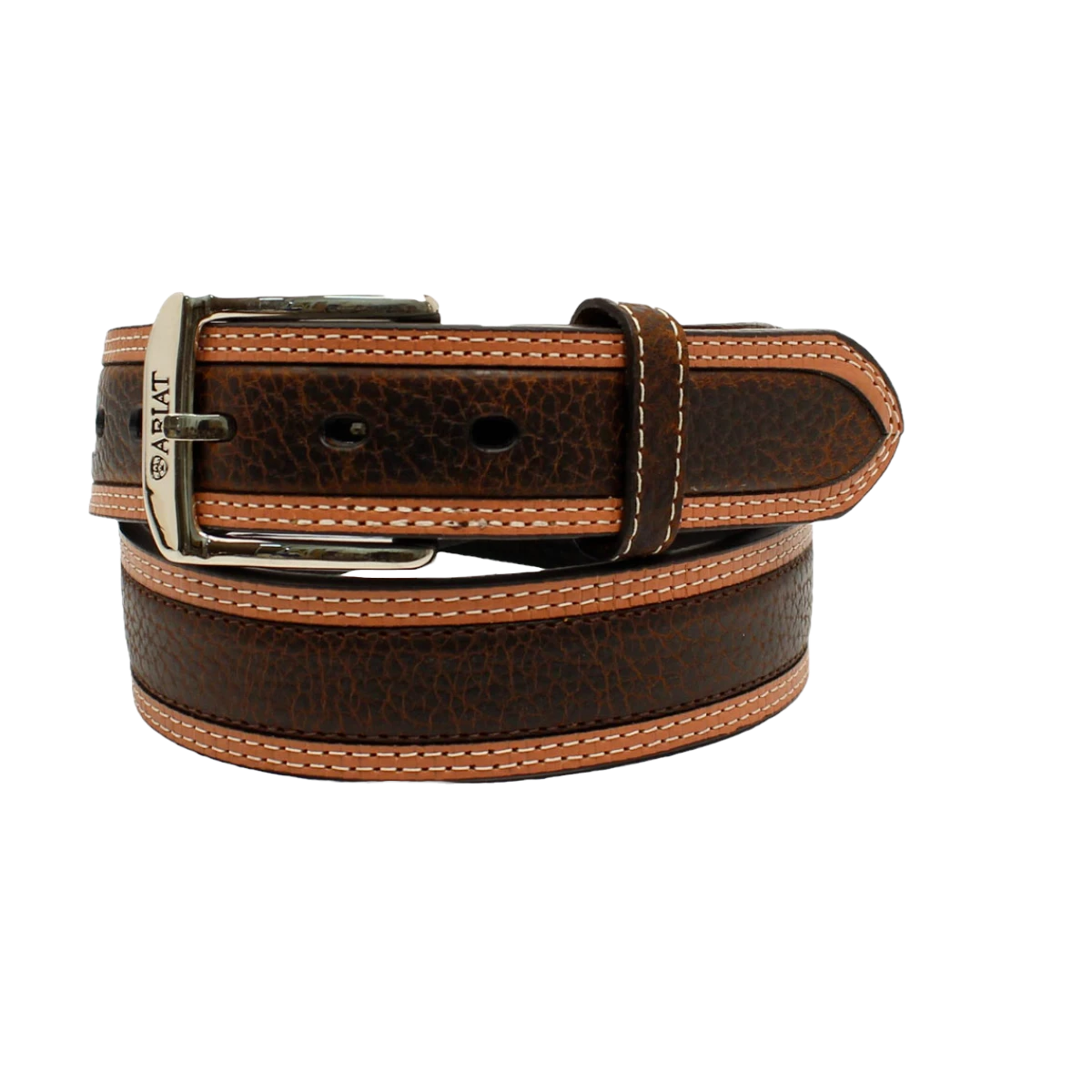 Ariat Men's Diesel Brown Rowdy Leather Belt A10004305 3 Ariat Men's Diesel Brown Rowdy Leather Belt A10004305