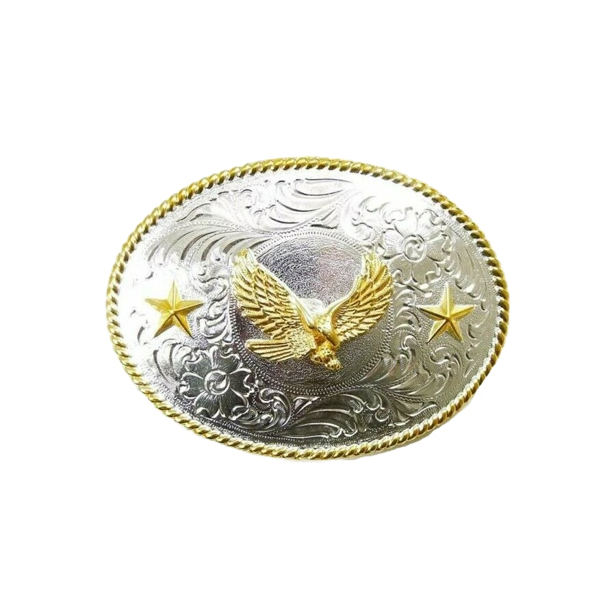 Nocona Two-Toned Soaring Eagle & StarsBelt Buckle 3757017 3 Nocona Two-Toned Soaring Eagle & StarsBelt Buckle 3757017