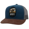 Hooey® Unisex Cheyenne 5-panel Blue & Charcoal Trucker Cap 2144T-BLCH -Ariat Myproject 2023 05 18T094827.127
